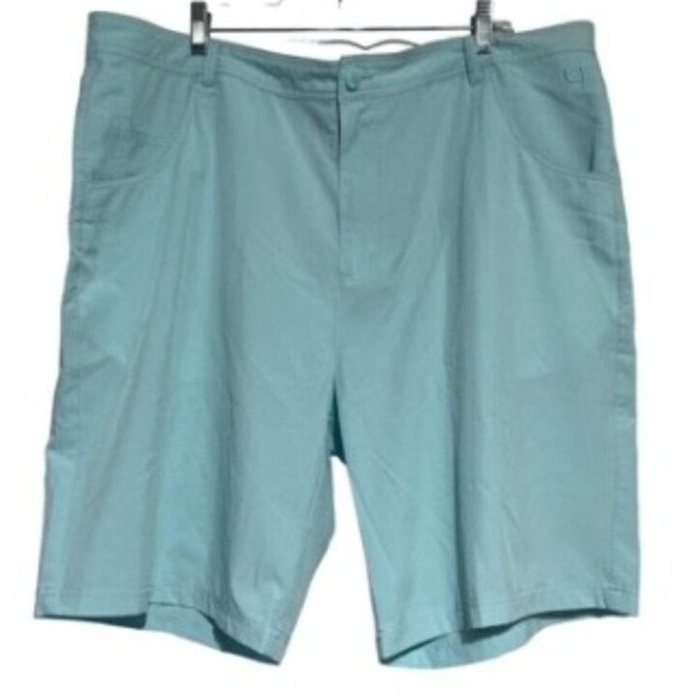 Short Par 4 Men's‎ Men's Chino Shorts Performance Golf Flex Light Blue Size 42